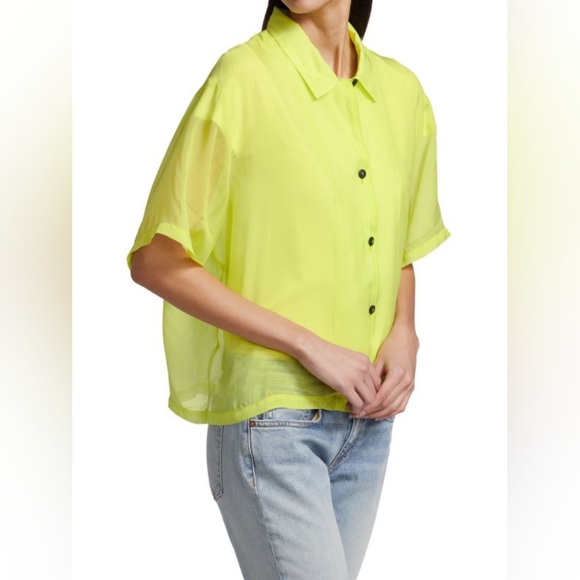 [NEW] RAG & BONE Reed Shirt in Lime - Picture 8 of 13
